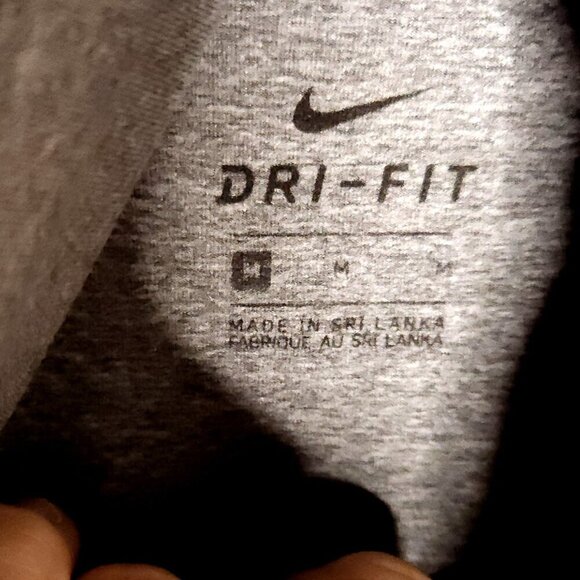 Nike Dri-fit Grey Womens Long Sleeve Turtleneck Activewear Medium - Picture 5 of 7